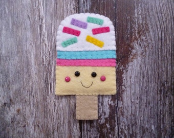 Ice Lolly DIY Felt Decoration Mini Sewing Kit