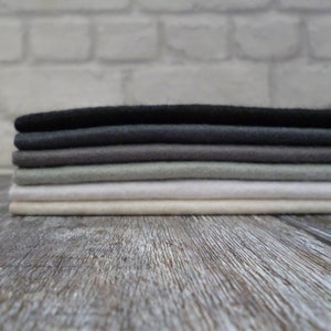 MONOCHROME 6er Filz-Packung - Premium Wollfilz