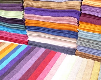 Heathered Felt : by the half yard (36&quot; x 18&quot;) choose from 35 colours