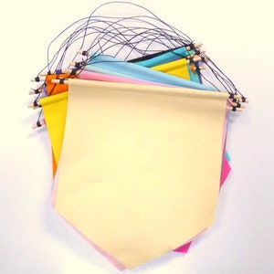 choice of 60 colours : DIY felt BANNER flag for you to decorate