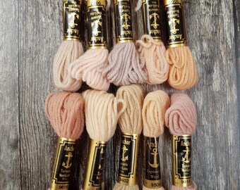 Tapeçaria de lã BLUSH Anchor, pacote com 10 unidades