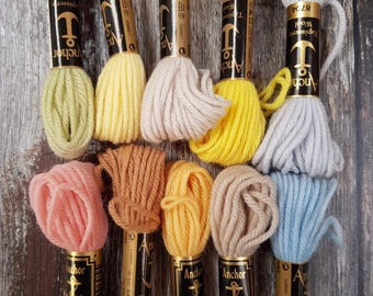 PASTEL #2 Anchor Tapestry Wool, pacote com 10 unidades