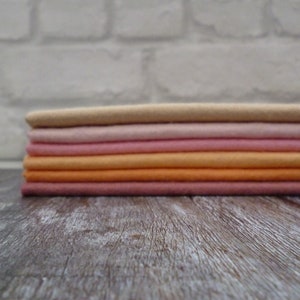 BLUMENGARTEN 6er Filzset - Premium Wollfilz
