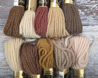 BROWN #3 Anchor Tapestry Wool 10 pack