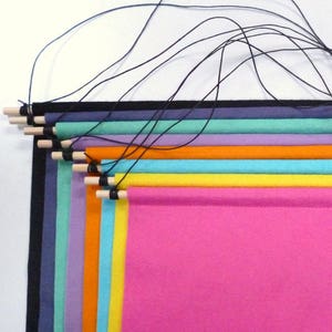 Bright Colours : DIY felt BANNER flag for you to decorate
