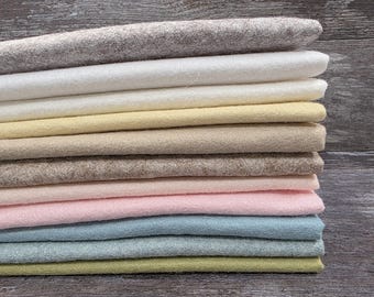 BABY 10 piece felt pack - 30% Wool Blend Felt, 300gsm