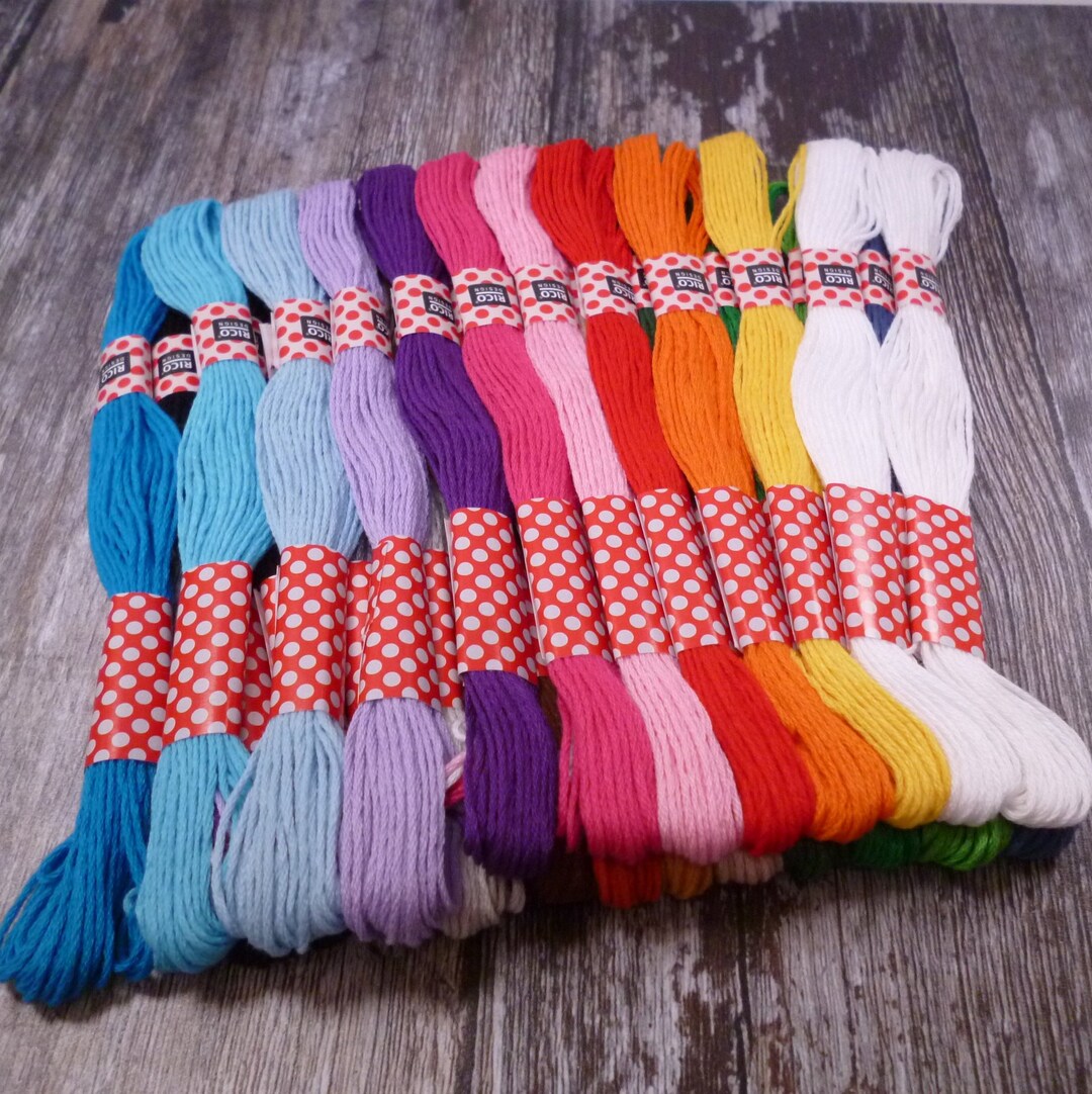 Embroidery Thread Pack BASICS, 24 Skeins Etsy