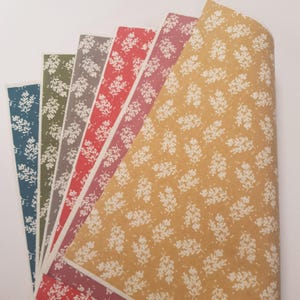 Branches Printed Felt - 30cm x 40cm - choose from 6 colours