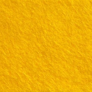 GELB Wollfilz aus Wollmischung 40% Wolle 250g/m