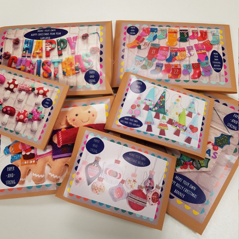 Christmas Garland Sewing Kit Christmas Trees Etsy