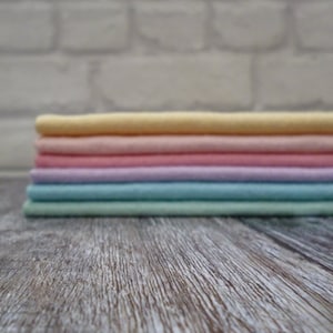 CANDY PASTEL 6er Filzset - Premium Wollfilz