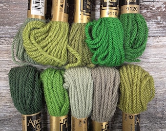 FOLIAGE Anchor Tapestry Wool 10 pack