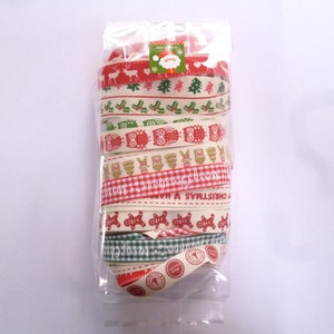 Bumper Packs : 26 metres of Cotton Christmas Ribbons