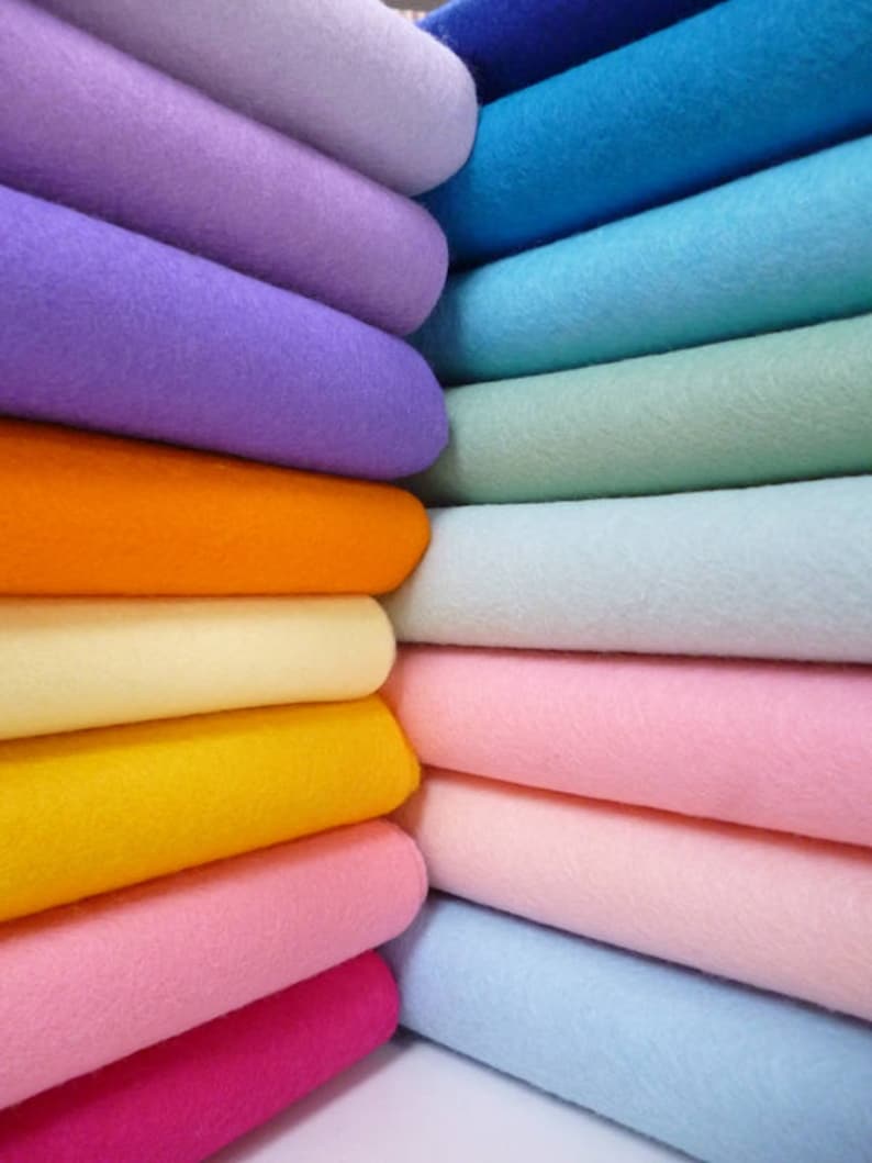 HALF YARDS of Premium Wool Blend Felt Etsy