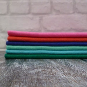 TROPICAL 6 piece felt pack - Premium Wool Blend Felt