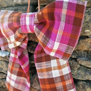 Kit de couture pour nœuds en tissu DIY : Décoration de porte surdimensionnée
