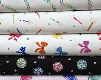 Small Things Celebration Fabric by Lewis & Irene by the metre