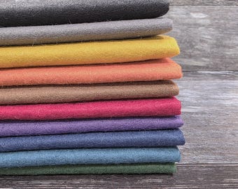 DEEP 10 piece felt pack - 30% Wool Blend Felt, 300gsm
