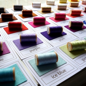 Sewing Thread to match our Premium Wool Blend Felt (60 colours) Coats Cotton 100m spool