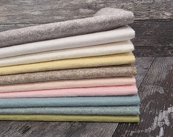 BABY 10 piece felt pack - 30% Wool Blend Felt, 300gsm