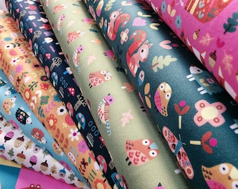 Amberwood Fabric by Thread and Ink by the metre
