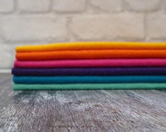 DISCO 6 piece felt pack - Premium Wool Blend Felt