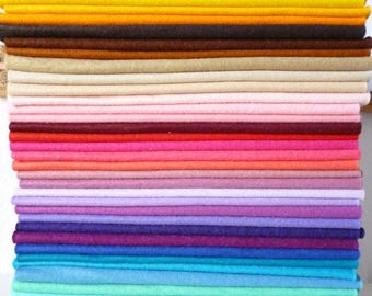24&quot; SQUARES - Wool Blend Felt - 60cm x 60cm  - 40% wool 250g/m