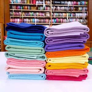 Wollfilz in 50 cm x 180 cm Größe 18 "x 72" - 40% Wolle 250g / m