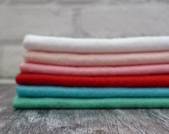 NOEL 6 piece felt pack - Premium Wool Blend Felt