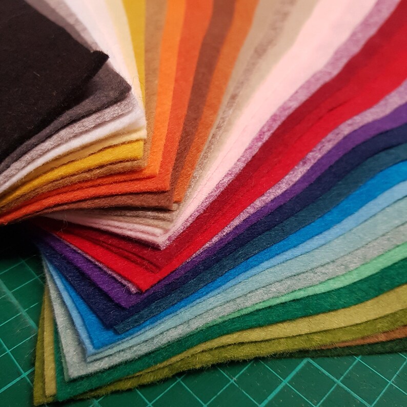 MINTY Wool Blend Felt - 30% wool 300g/m image 2