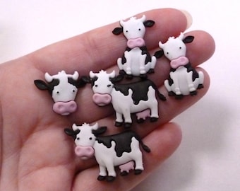 Mooove It Cows - Dress It Up Buttons