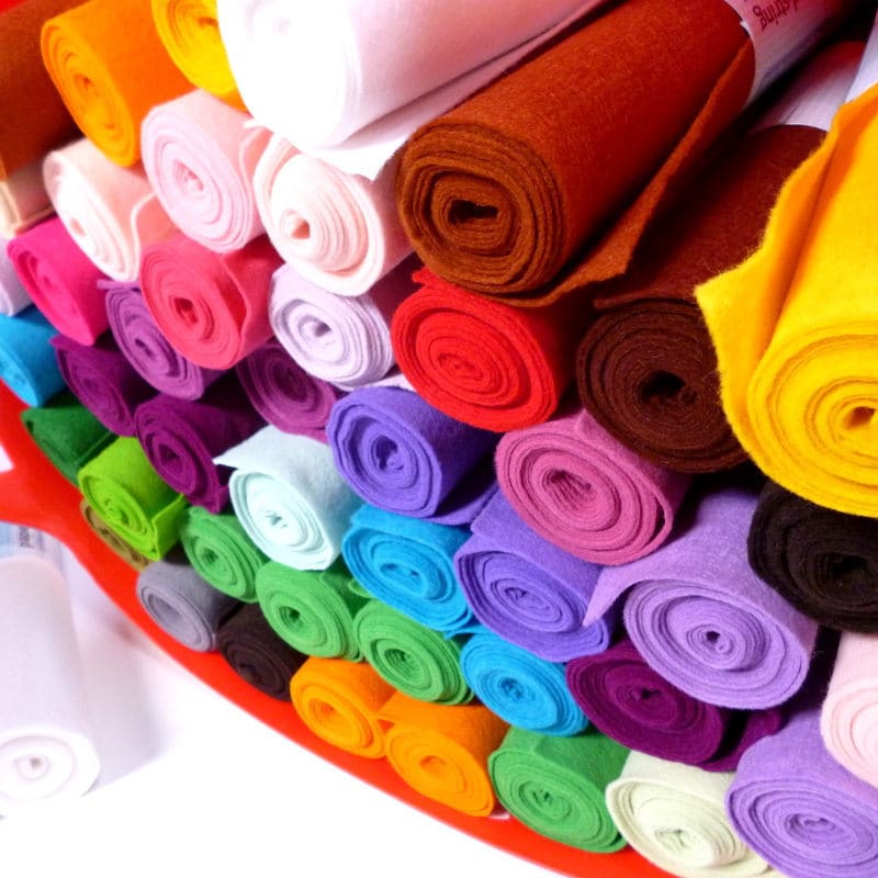 MUTED 10 Piece Felt Pack Premium Wool Blend Felt Etsy