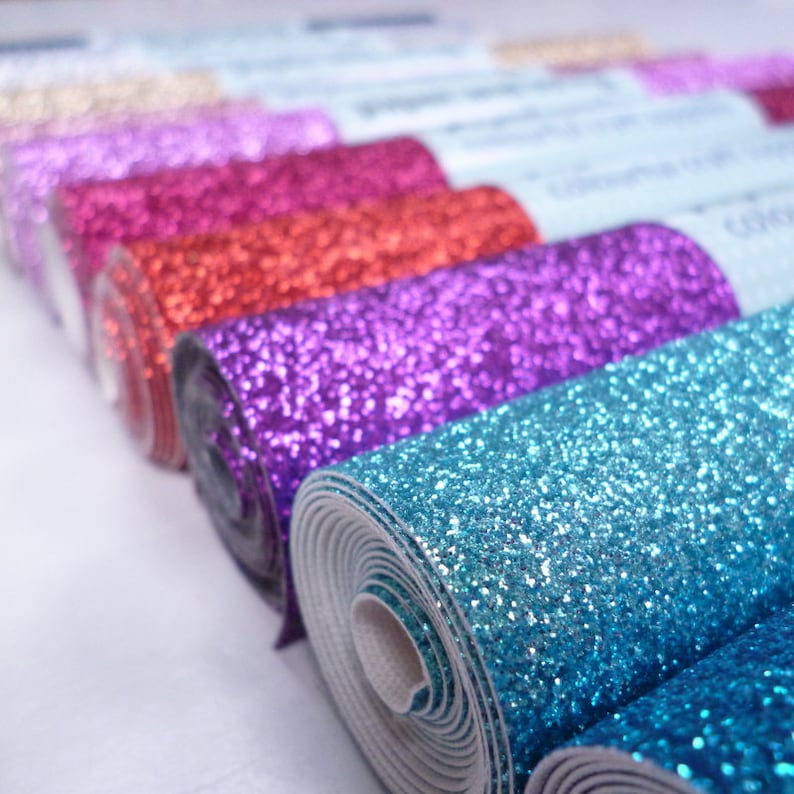 Fine Glitter Sheets or Mini Rolls Choose from 24 colours Etsy