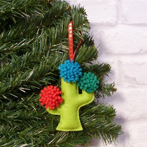 DIY kit Cactus (Traditional) Christmas Decoration Kit with pre cut pieces