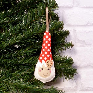 DIY kit Nordic Santa Dots (Scandi) Christmas Decoration Kit with pre cut pieces