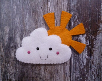 Sun Cloud DIY Felt Decoration Mini Sewing Kit