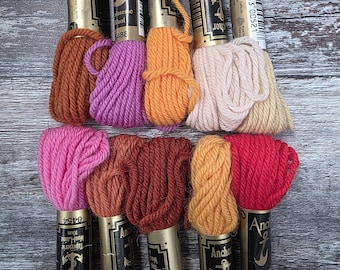 AUTUMN BRIGHT Anchor Tapestry Wool 10 pack
