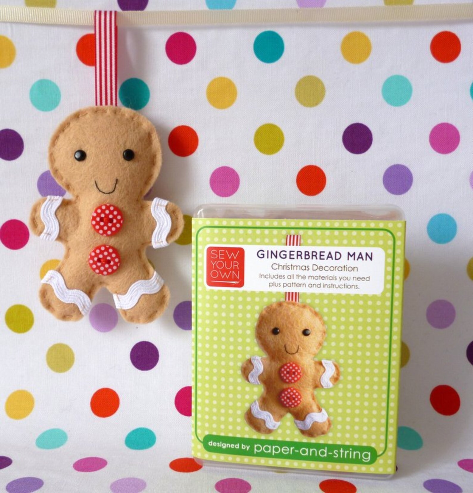 Gingerbread Man Mini Kit Etsy
