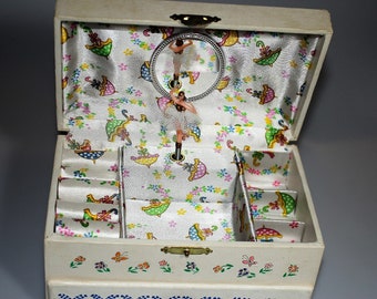 Ballerina Wind Up Music Box Made in Japan Love Story Vintage 1960s