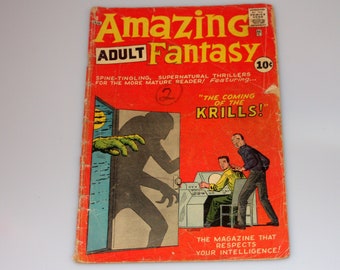 Amazing Adult Fantasy # 8 Stan Lee Atlas / Marvel Comic Vintage 1962