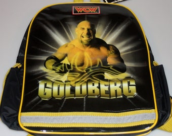 Goldberg WCW Wrestling NWO DEADSTOCK Small Backpack Vintage 1999