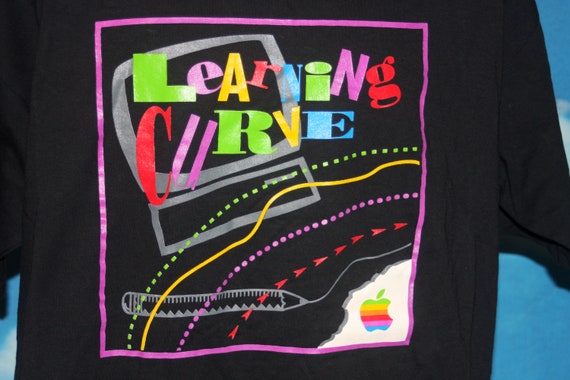 Apple Computers Learning Curve DEADSTOCK Black XL… - image 3