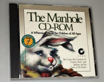 Apple Macintosh The Manhole Game CD-ROM Cyan Vintage 1992