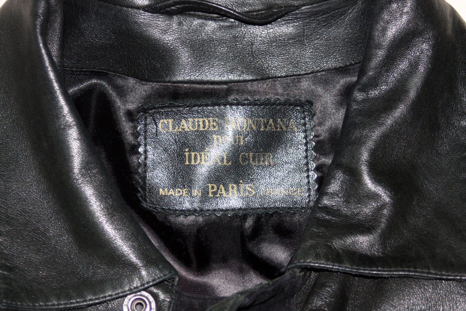 Claude Montana Designer Leather & Suede Western Tasselled | Etsy