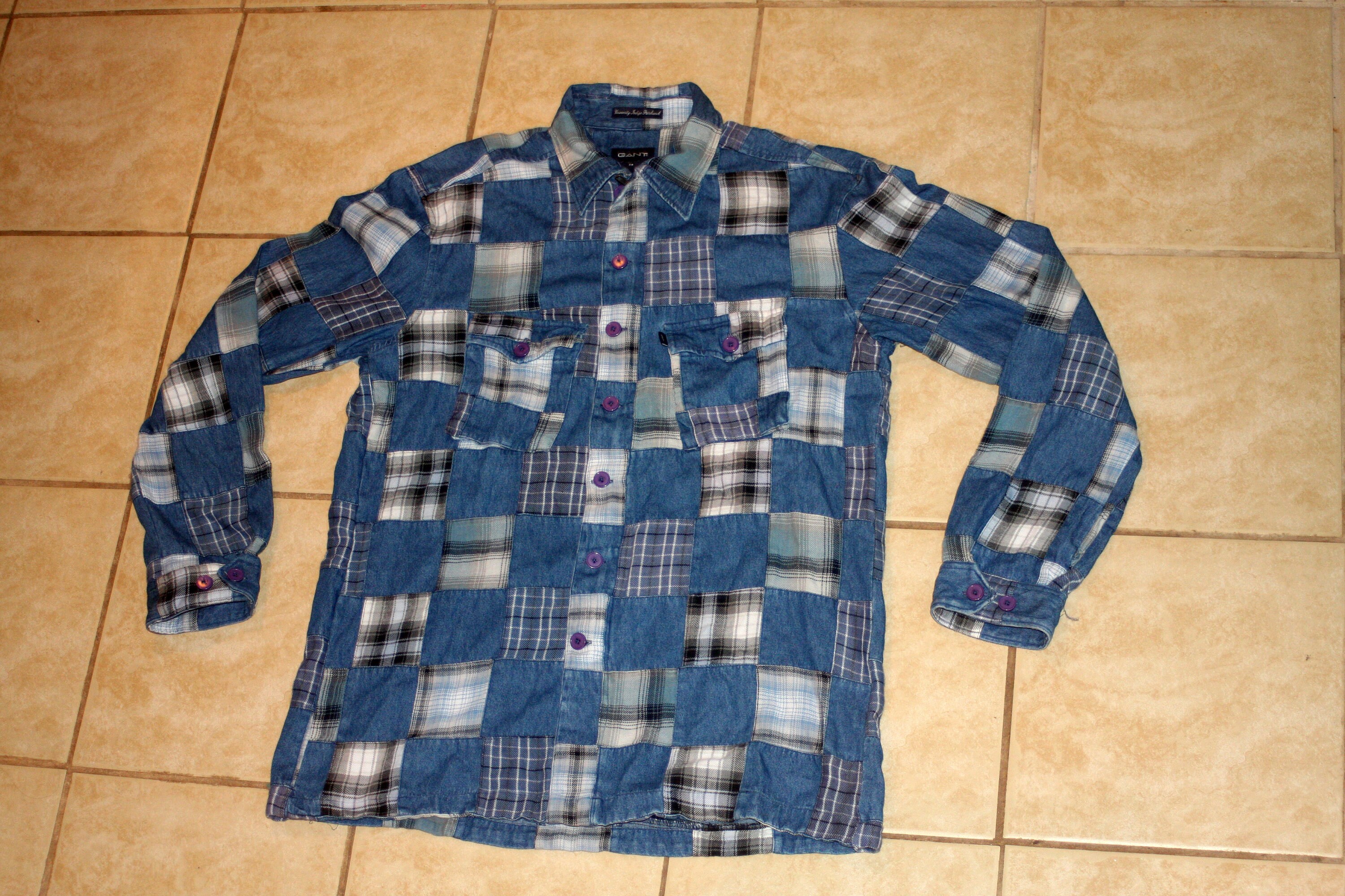 Patchwork Shirt - Etsy Canada
