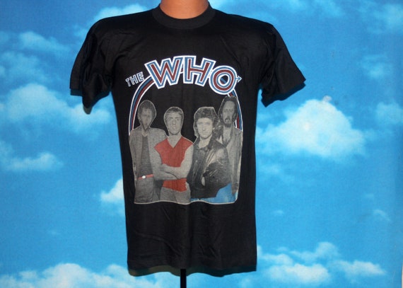 The Who in Concert Farewell Tour 1982 Bootleg Medium Tshirt