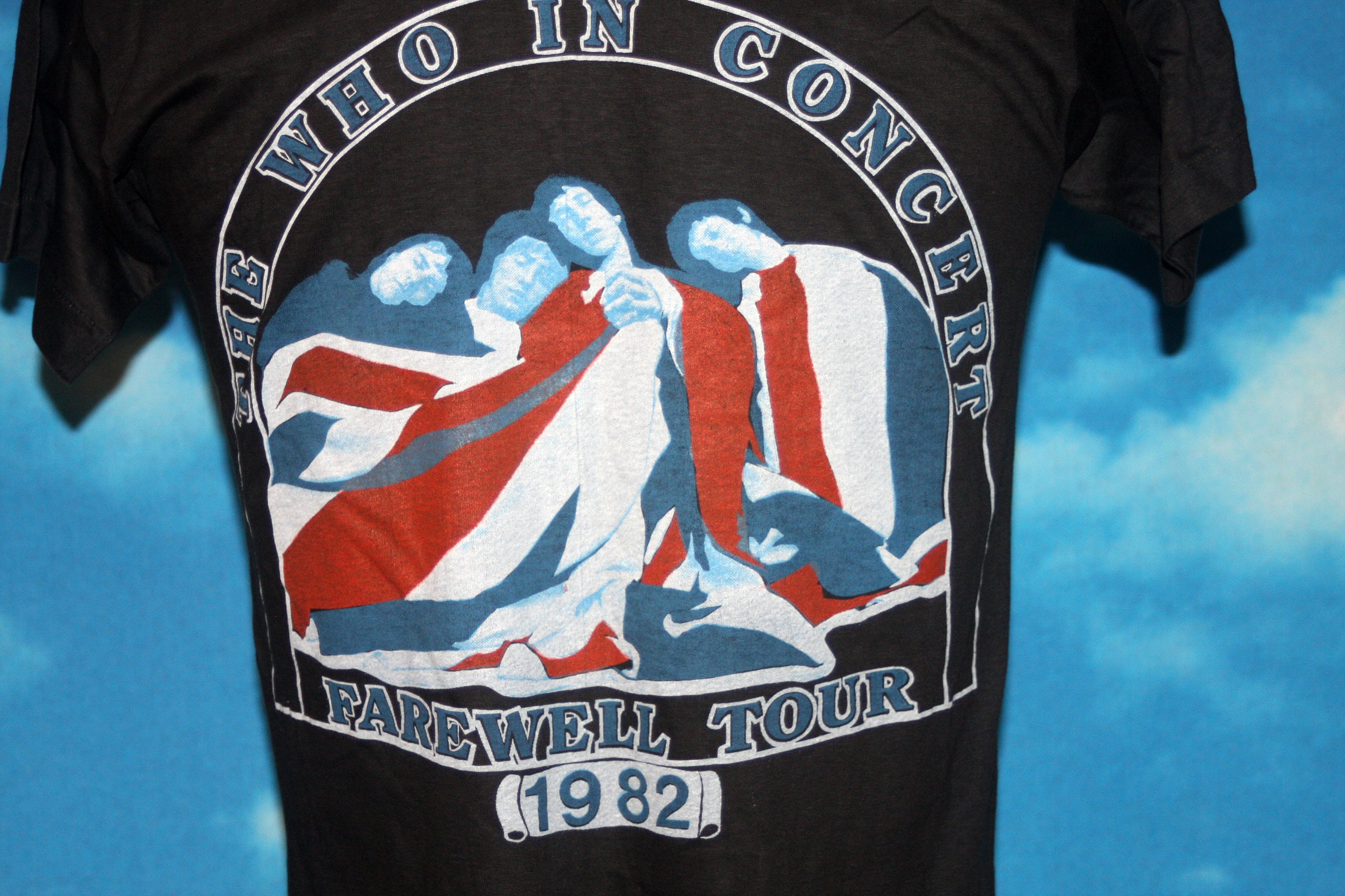 The Who in Concert Farewell Tour 1982 Bootleg Medium Tshirt