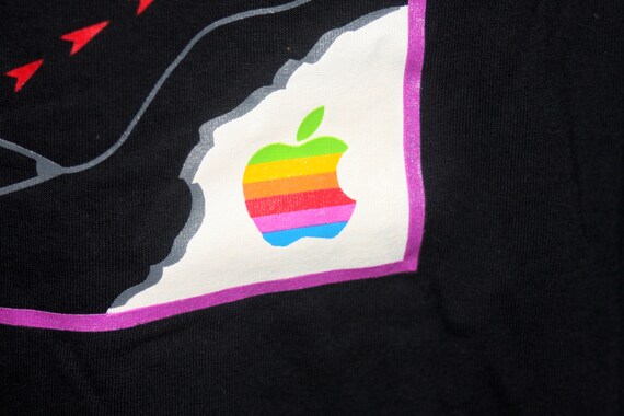 Apple Computers Learning Curve DEADSTOCK Black XL… - image 4