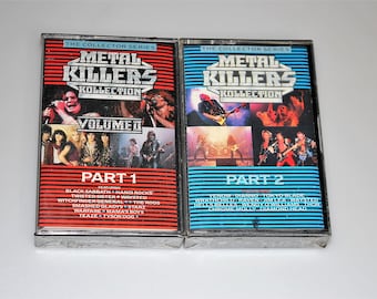 Metal Killers Kollection Lot Parts 1-2 Sealed Cassette Tapes Vintage 1980s