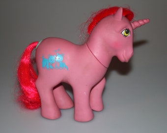 My Little Pony G1 Year 6 Tabby Magic Tails Ponies Unicorn Vintage 1984
